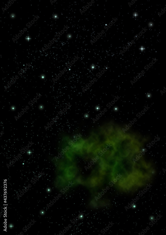 Obraz premium Small part of an infinite star field