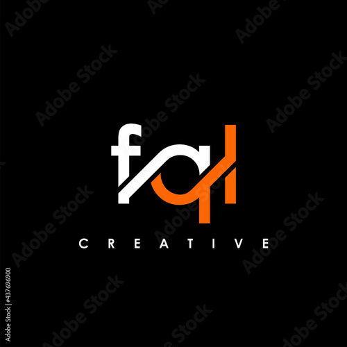 FQL Letter Initial Logo Design Template Vector Illustration photo