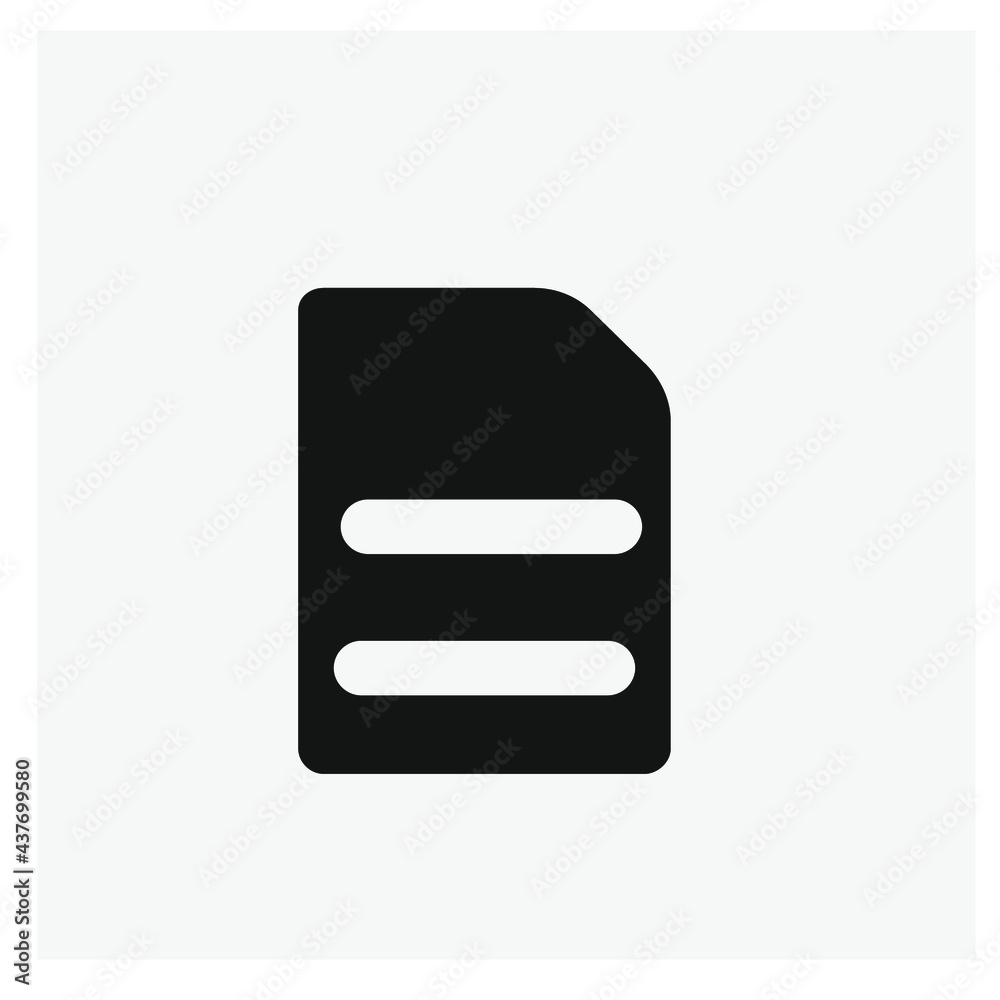 Document vector icon. Editable stroke. Symbol in Line Art Style for Design, Presentation, Website or Apps Elements, Logo. Pixel vector graphics - Vector Document vector icon. Editable stroke. Symbol in Line Art Style for Design, Presentation, Website or Apps Elements, Logo. Pixel vector graphics - Vector