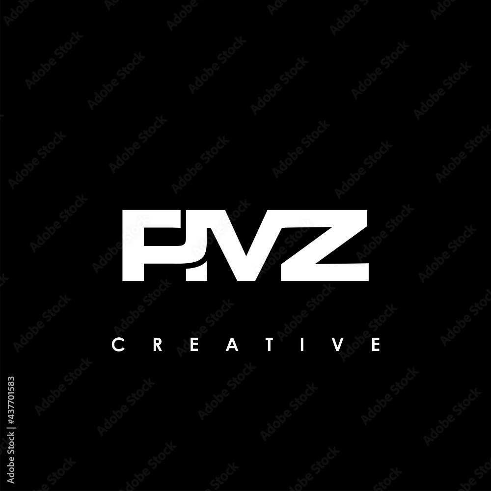 PMZ Letter Initial Logo Design Template Vector Illustration