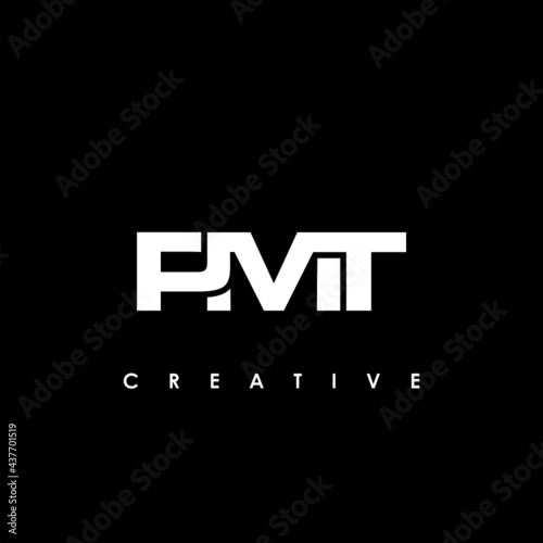 PMT Letter Initial Logo Design Template Vector Illustration