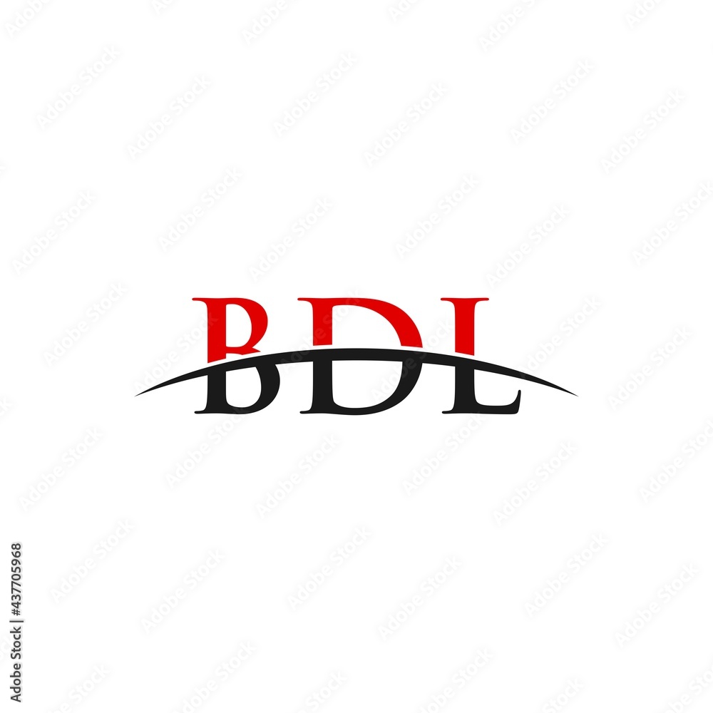 BDL swoosh horizon initials, letter corporate logo designs inspiration