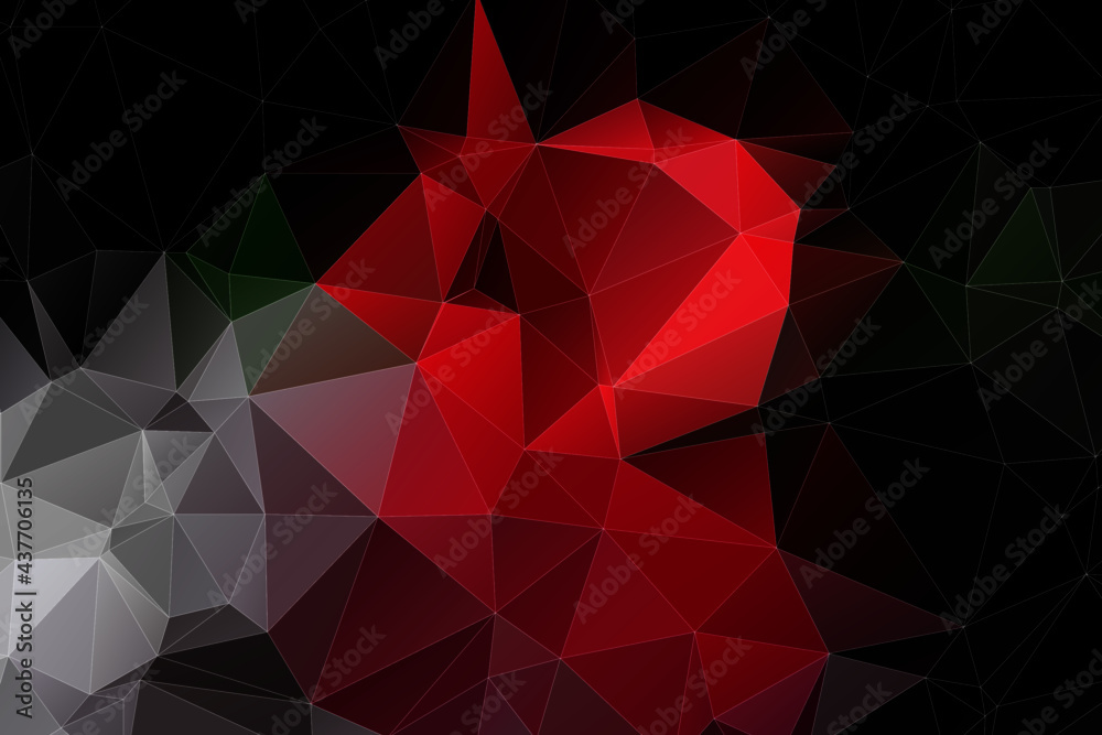 Fototapeta premium low poly geometric background consisting of triangles of different sizes and colors
