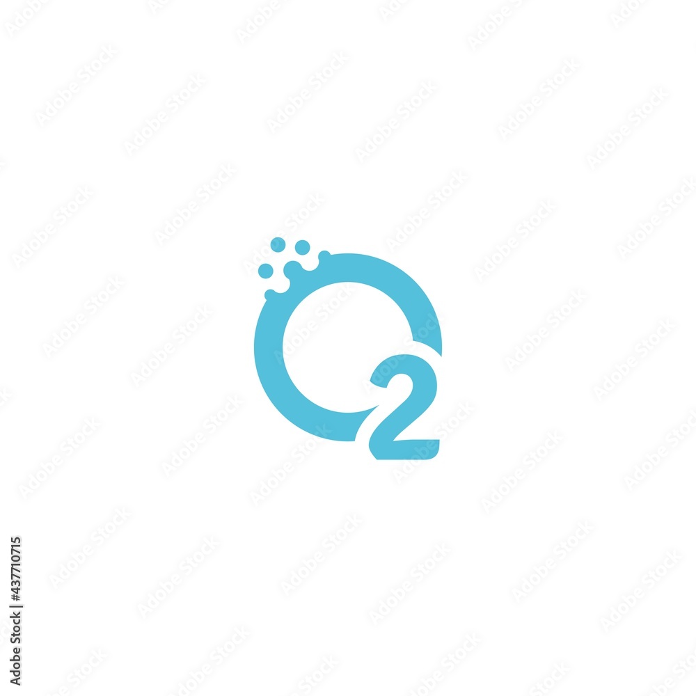 cool oxygen vector logo design cool oxygen vector logo design