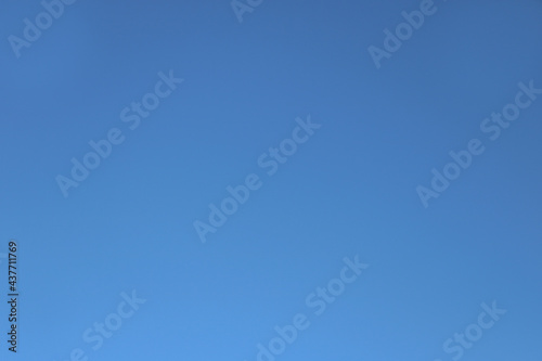Clear Blue Autumn Sky Background Image