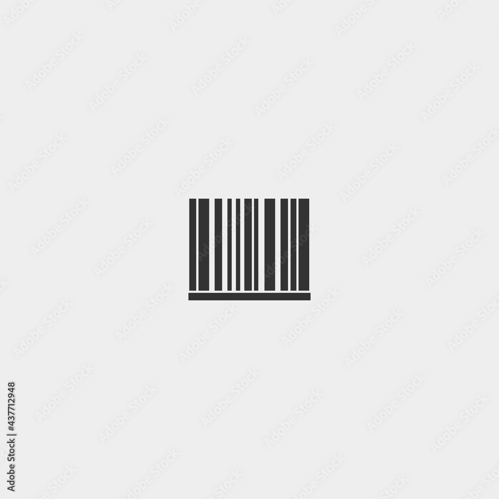 bar code vector icon illustration sign bar code vector icon illustration sign