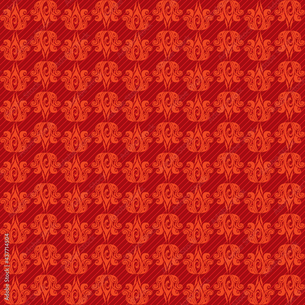 pattern with classic pattern in red, vector illustration, pattern with classic pattern in red, vector illustration,