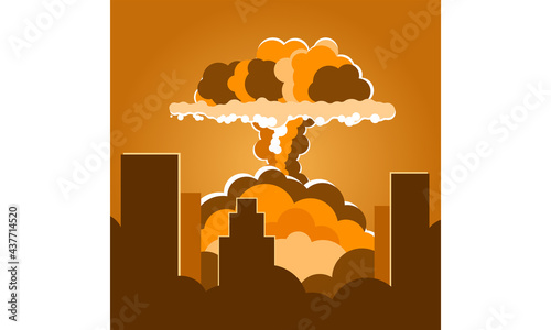 Nuclear bomb explosion