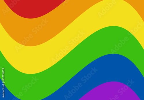 Bandera del día del orgullo lgbtq. © Gabrieuskal