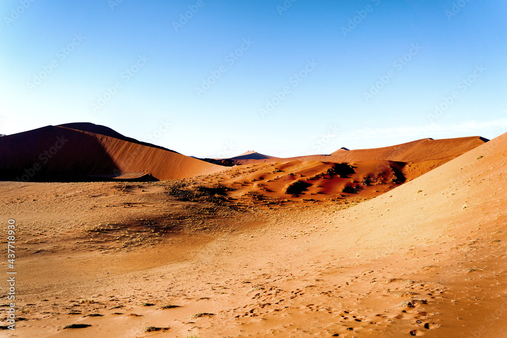 Sossuvlei dunes in Namibia.