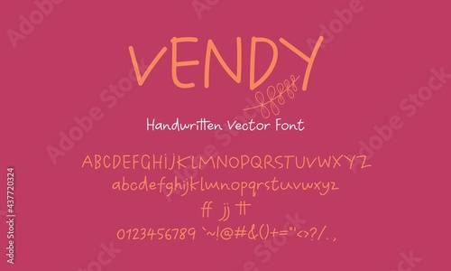 Vendy Vector Font