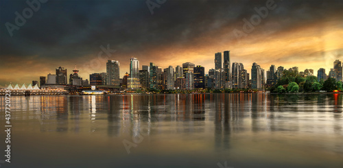 The beautiful city of Vancouver, Canada photo