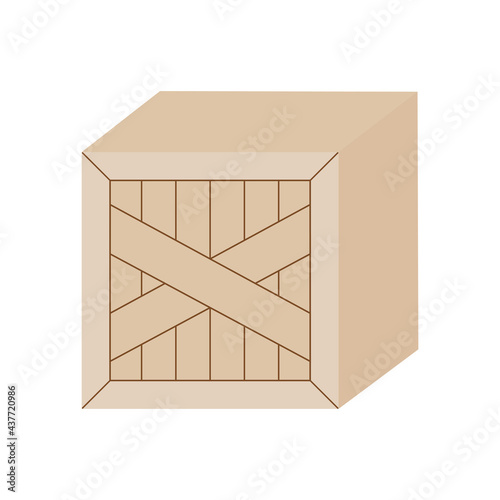 wooden packing box