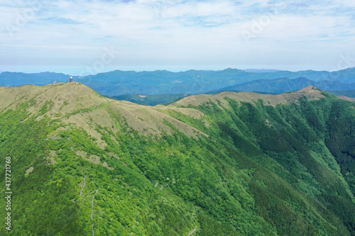 高知県仁淀川町 明神山山頂の風景