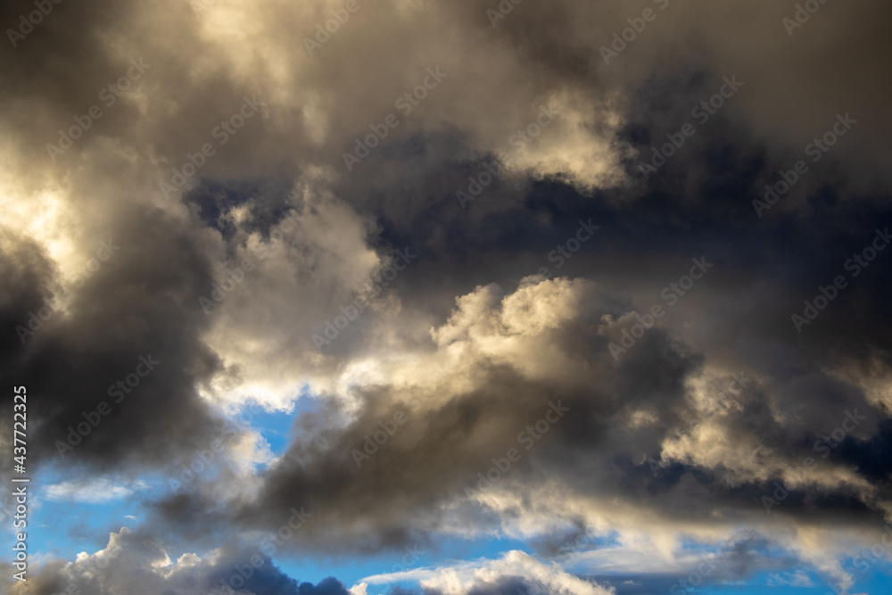 Moody and threatening cloudscape over the Garden Route in South Africa Moody and threatening cloudscape over the Garden Route in South Africa