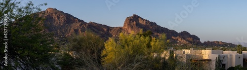 view of the camelback mountains