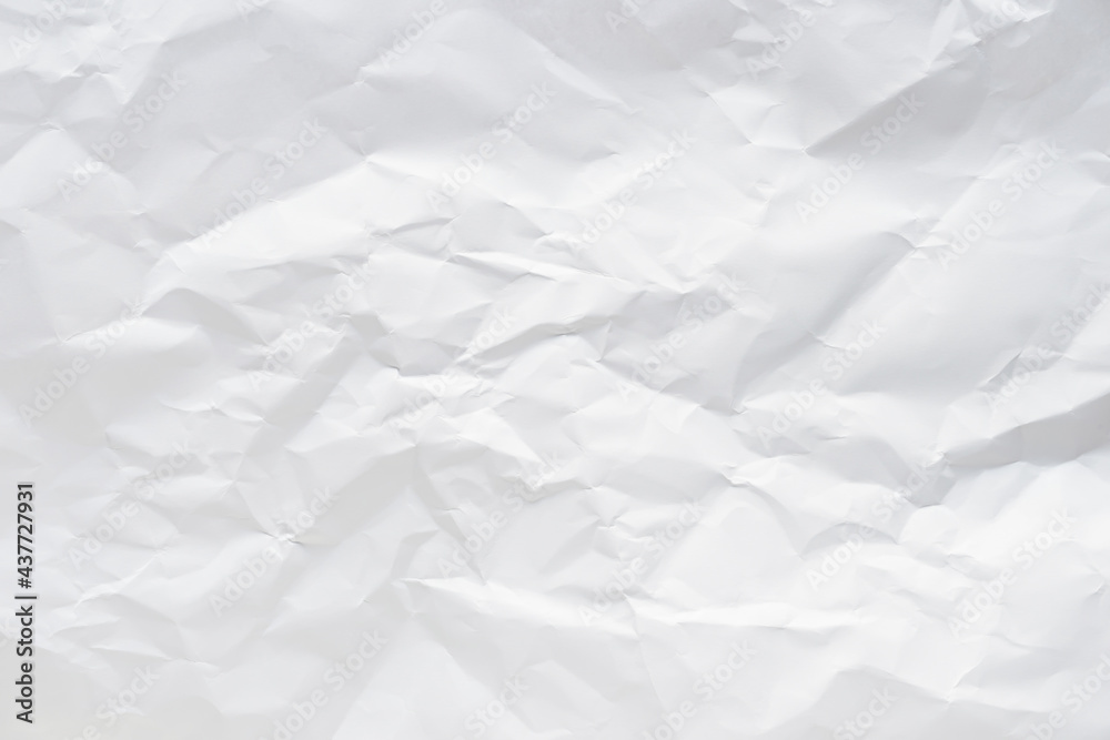 White crumpled paper texture background. White crumpled paper texture background.