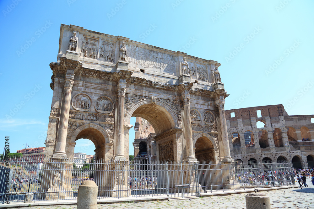 Arch of Constantine. Center of the Roman Empire