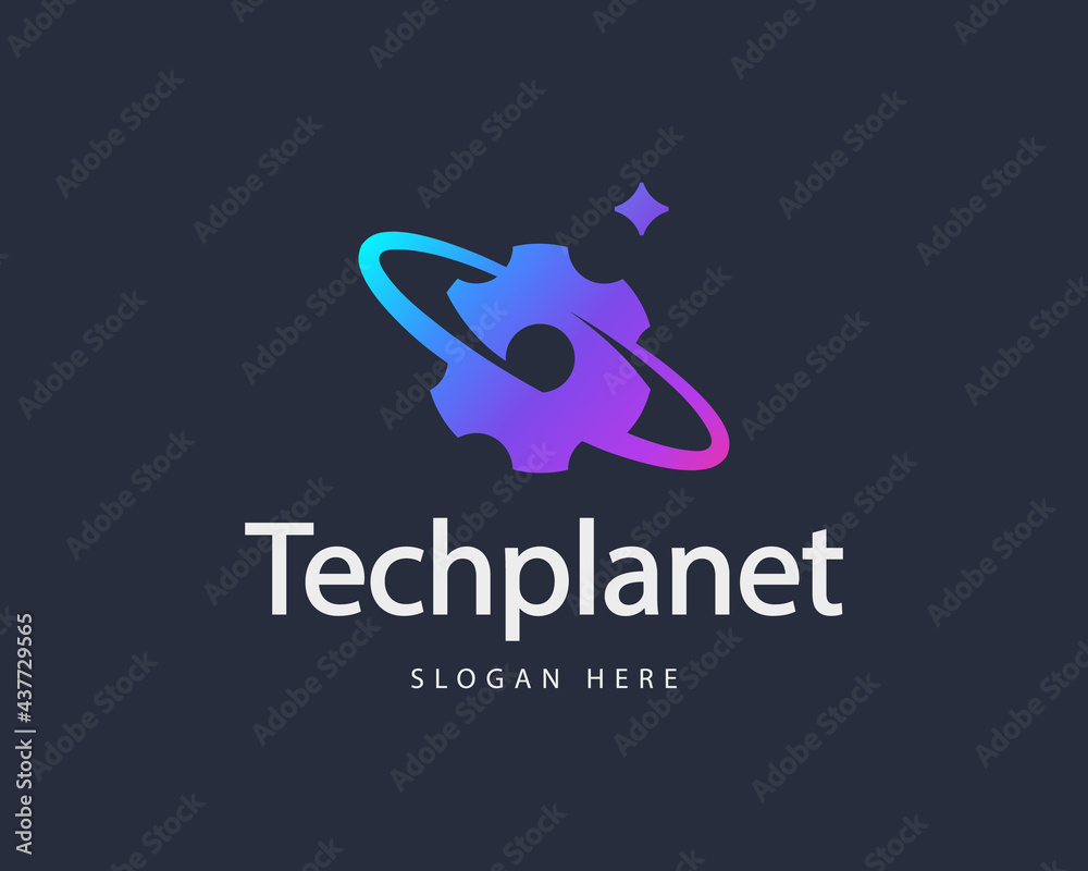 Abstract spin gear colorful gradient logo design template. Minimalistic mechanism, watch, engine vector sign symbol mark logotype. Abstract spin gear colorful gradient logo design template. Minimalistic mechanism, watch, engine vector sign symbol mark logotype.