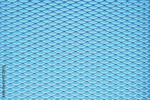 blue steel mesh texture and background