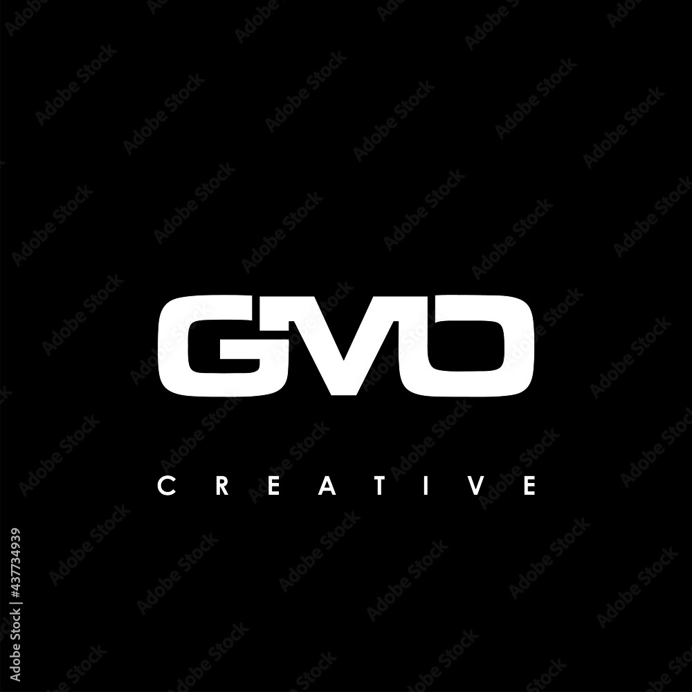GMO Letter Initial Logo Design Template Vector Illustration