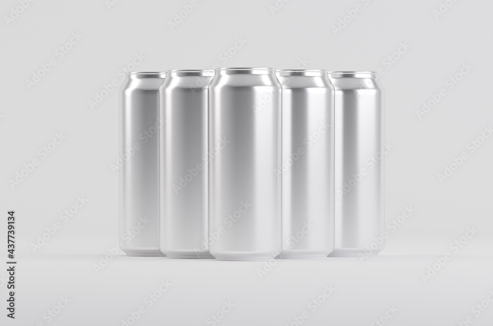 Aluminium Soda Beer Can Mockup 3D Illustration Aluminium Soda Beer Can Mockup 3D Illustration
