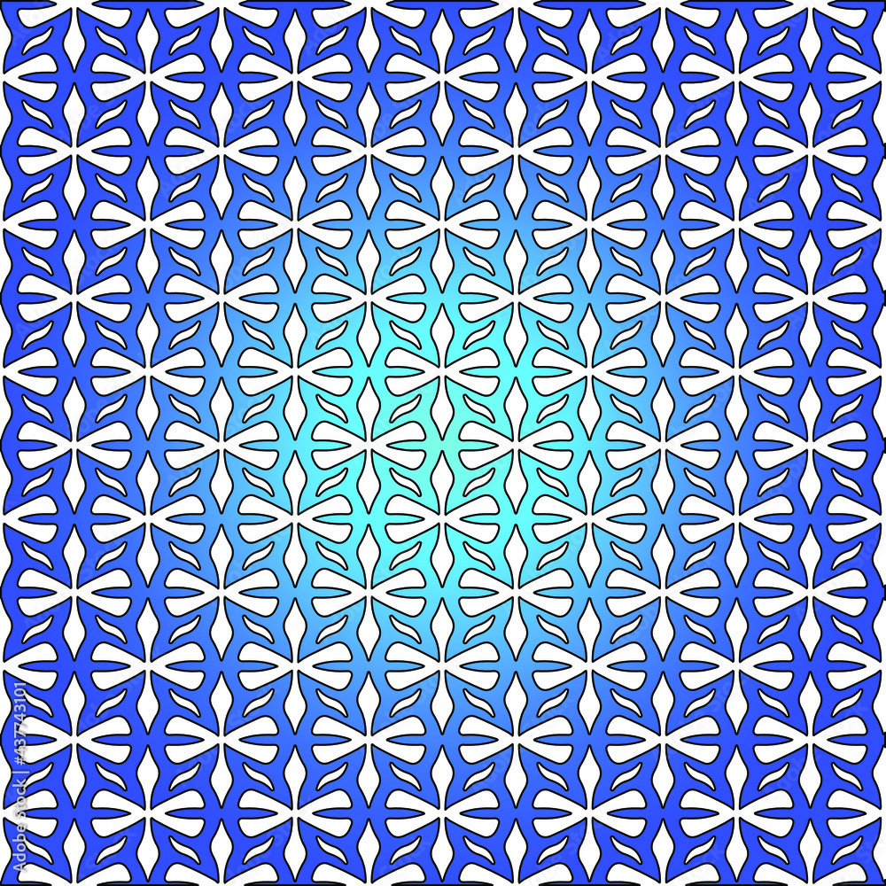 Geometric vector pattern with azure and blue gradient. simple ornament for wallpapers and backgrounds. Geometric vector pattern with azure and blue gradient. simple ornament for wallpapers and backgrounds.