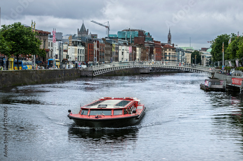 Liffey river in Dublin