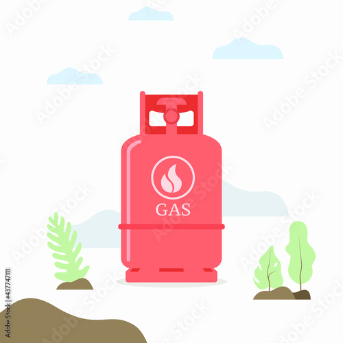 gas cylinder LPG tank petroleum gas container fuel fire oxygen cylinder medical cylinder 