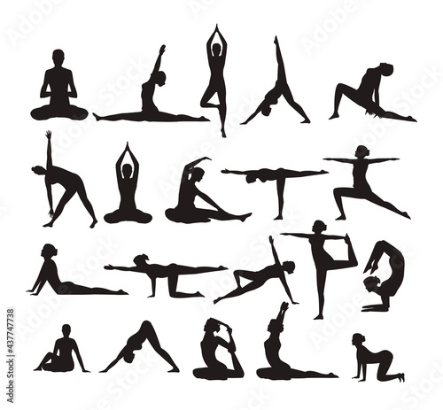twenty yoga poses