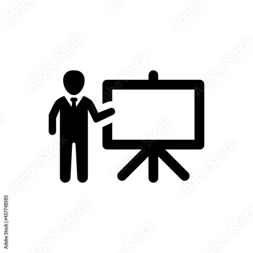 Business presentation icon
