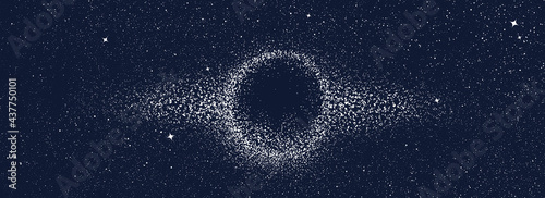Night sky with stars and moon pattern. Surreal universe background. Abstract cosmos imagination. Surreal starry night sky. Universe stars background. Astronomical objects. Abstract planet. Vector