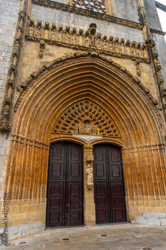 Beautiful church by the sea in the municipality of Lekeitio  Bay of Biscay in Cantabria. Basque Country