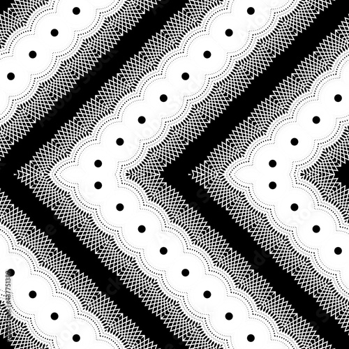 Design seamless zigzag decorative pattern