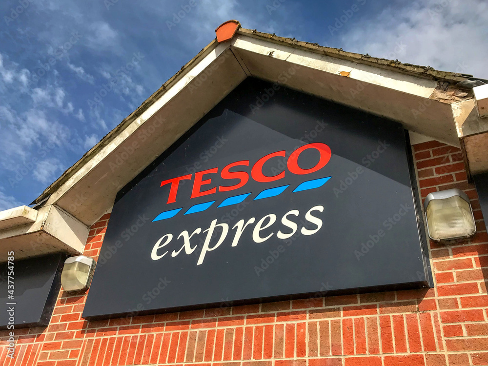 Pontypridd, Wales May 2018 Sign on the exterior wall of a branch of