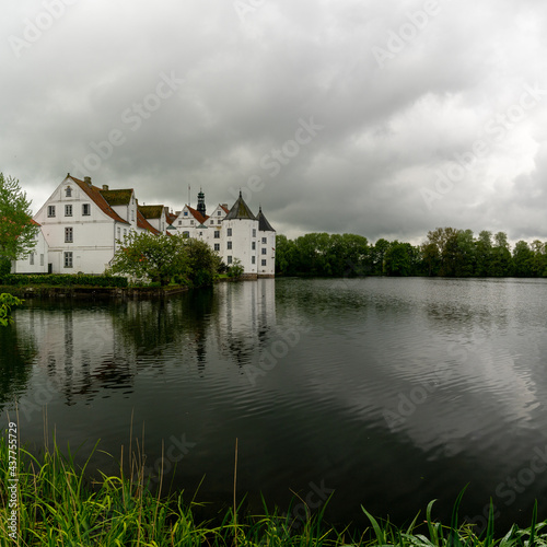 view of the Gluecksburg castle in northern Germany