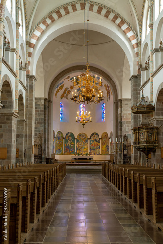 interior view of the cathedral of Ribe