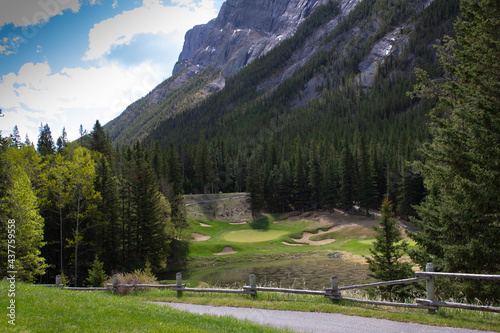 Mountain golf course.