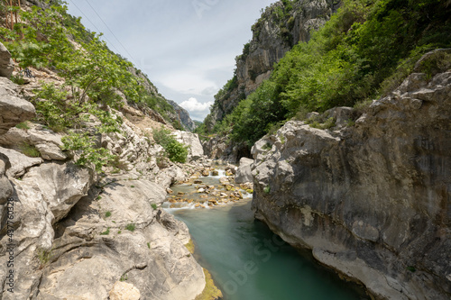 wild rivers canyon in Albania, Bovilla lake