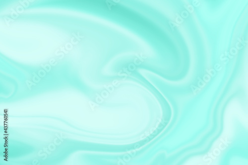 Abstract turquoise marble Background. Pastel sunbaked mint pattern. Trendy blue, green Digital fluid art wallpaper