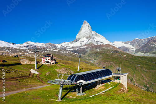 Cable car station near Zermatt