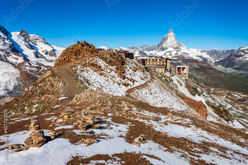 Gornergrat Observatory near Zermatt, Switzerland photo