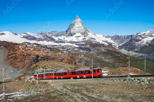 Gornergrat Bahn Railway Train, Zermatt