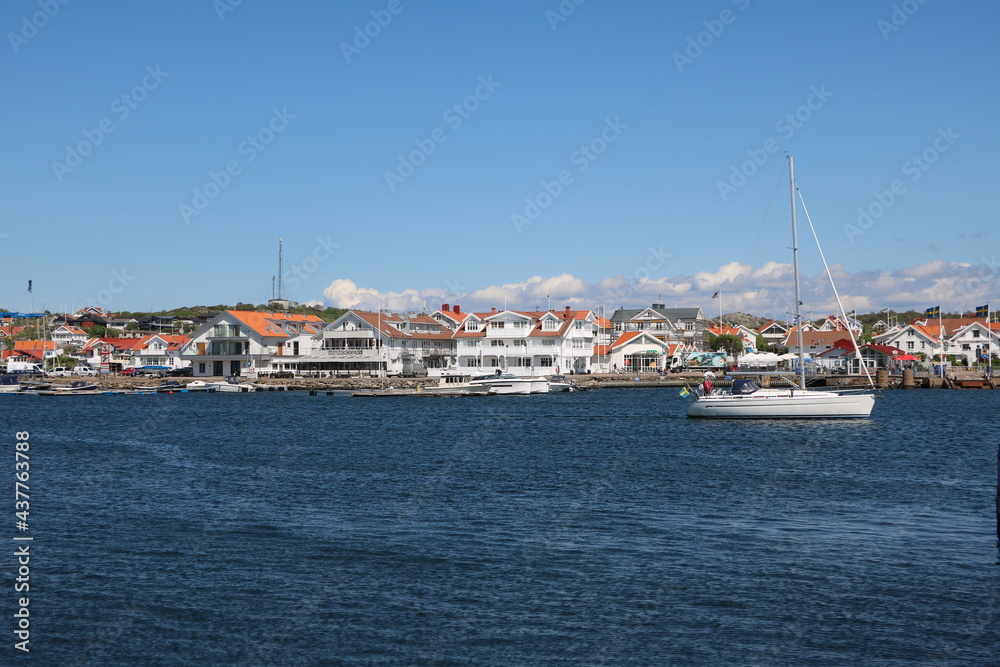 Marstrand by the sea in Sweden