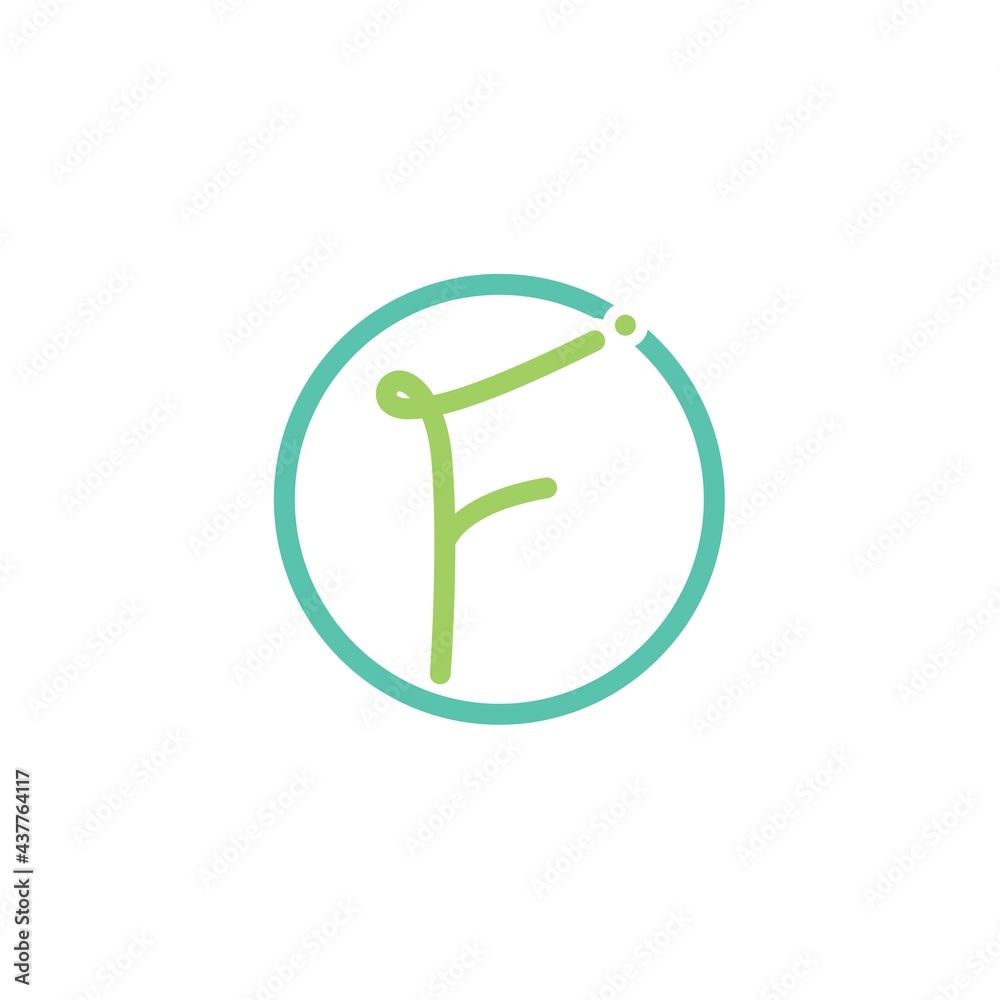 Initials letters F logo design vectors unique Initials letters F logo design vectors unique