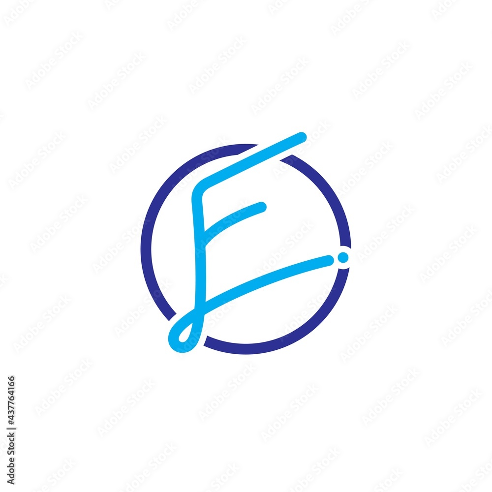 Initials letters E logo design vectors unique Initials letters E logo design vectors unique