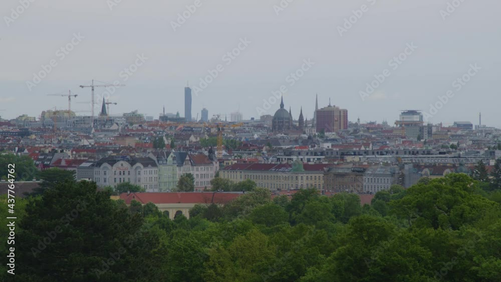 view of Vienna cityscape from Gloriette Schönbrunn view of Vienna cityscape from Gloriette Schönbrunn