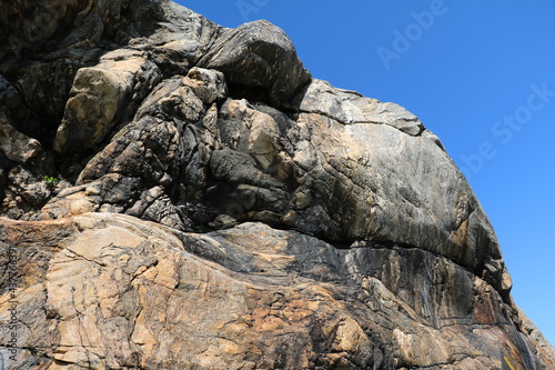 Rocks on the coast of Marstrand in Sweden