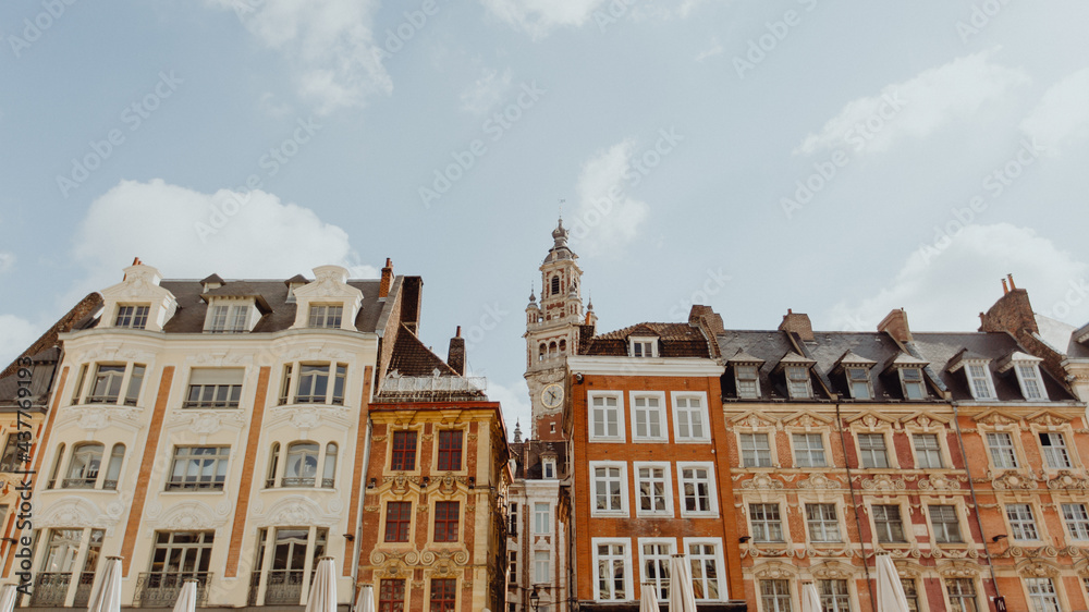 Fototapeta premium Vue de la Grand Place de Lille
