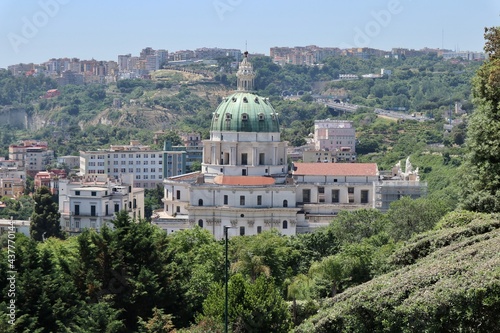 Napoli - Basilica dell'Incoronata dal Belvedere del Real Bosco di Capodimonte